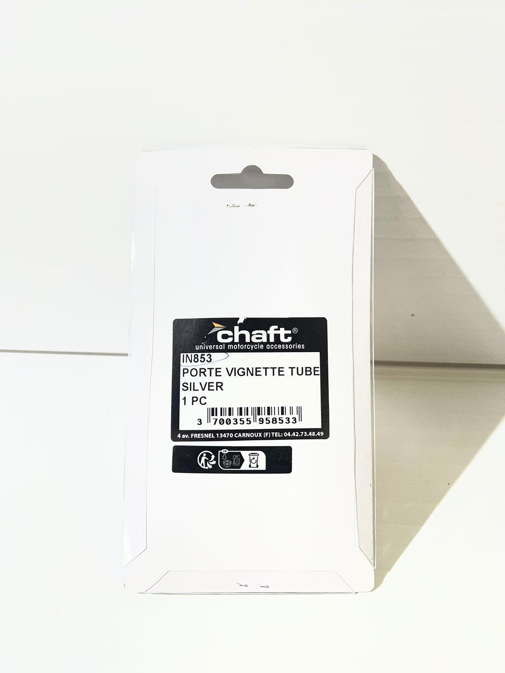 Porte vignette cylindrique Chaft gris