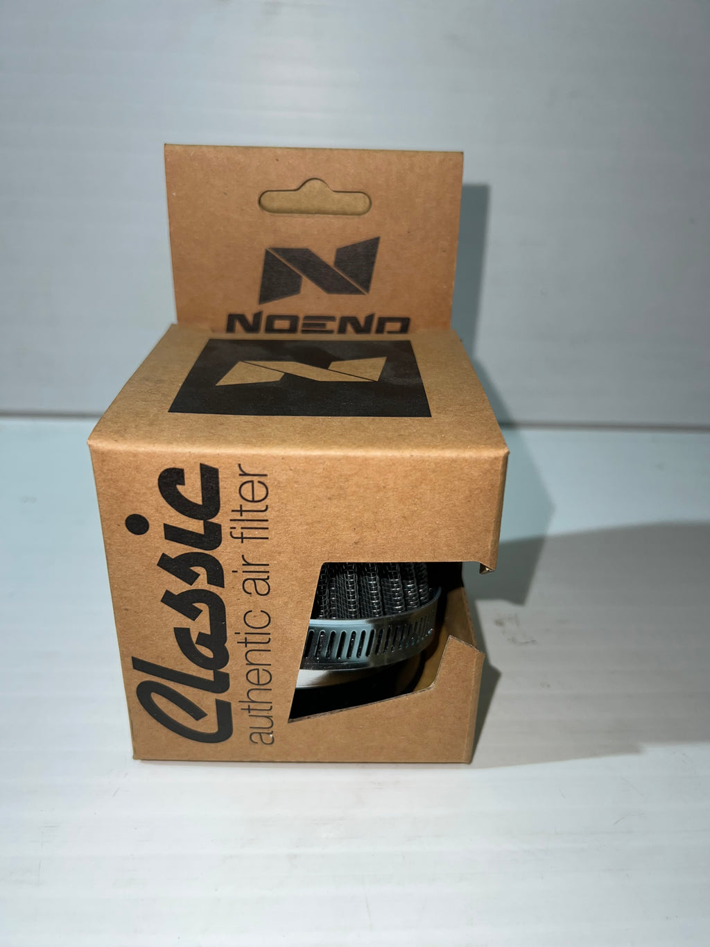 Filtre à air Noend classic type kn droit 50mm chrome