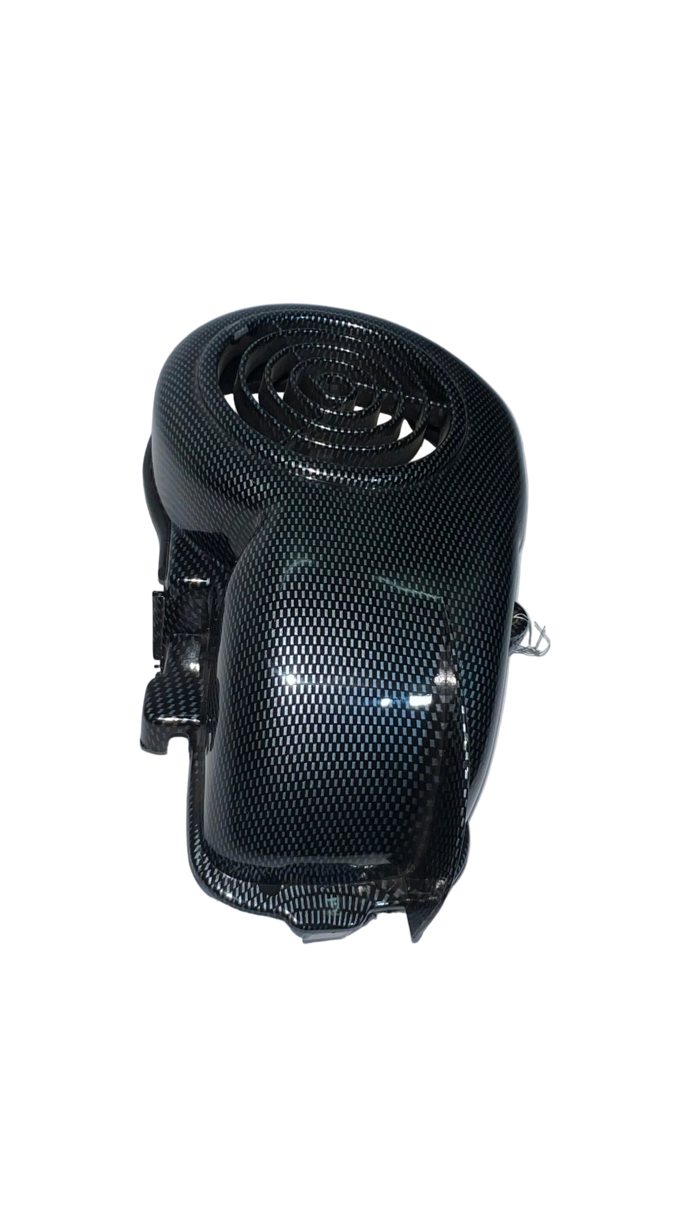 Cache de turbine d'air STR8 Look Carbone Minarelli Horizontal AC ovetto flipper mach-g .. MBK YAMAHA neuf