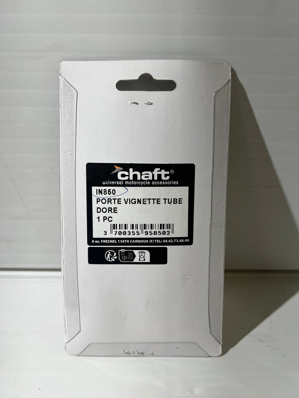 Porte vignette cylindrique Chaft doré