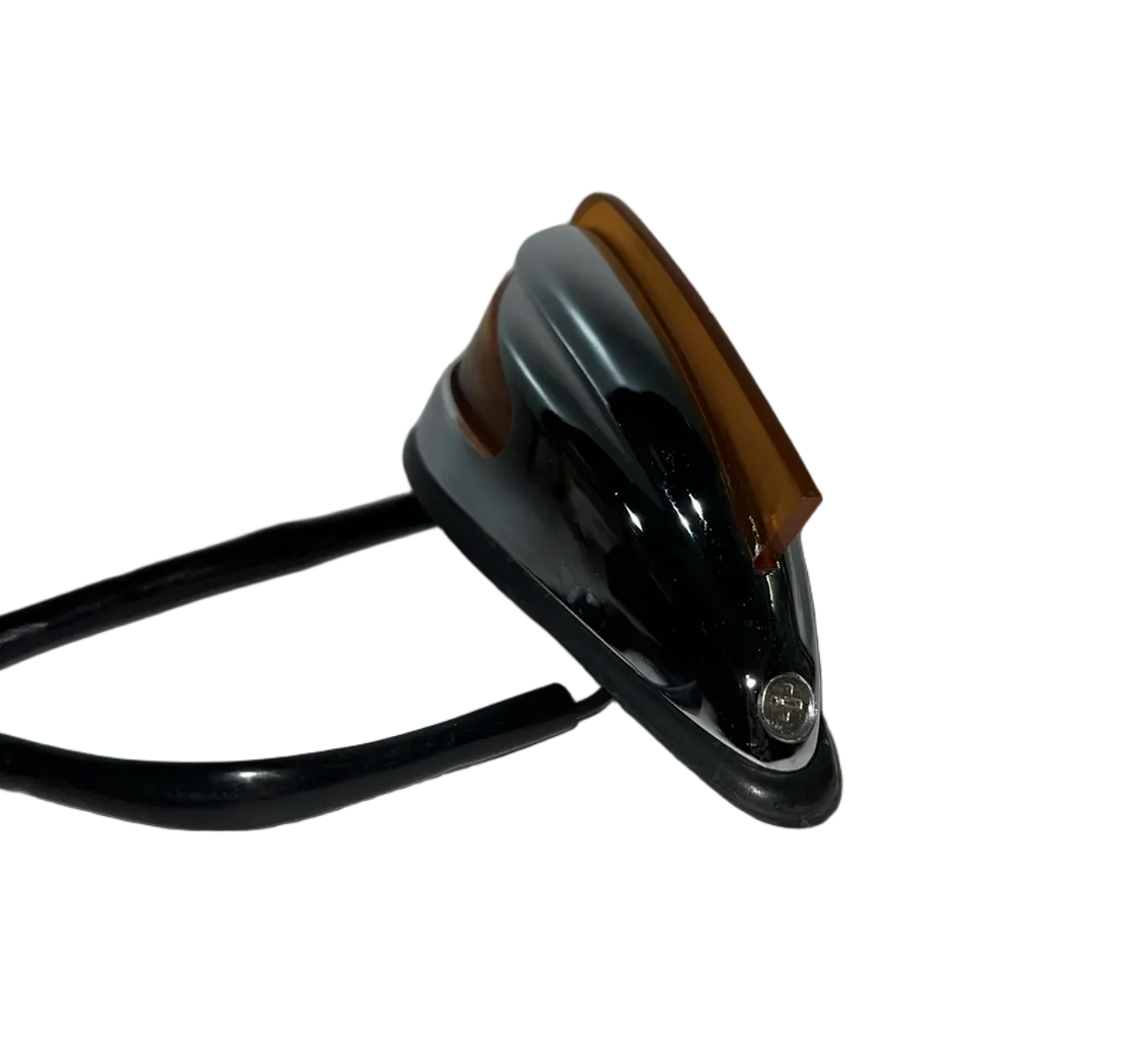 FEU DE GARDE-BOUE AVANT STYLE 1950-1957 - OEM 68425-88T - CHROME & LENTILLE AMBRE NEUF