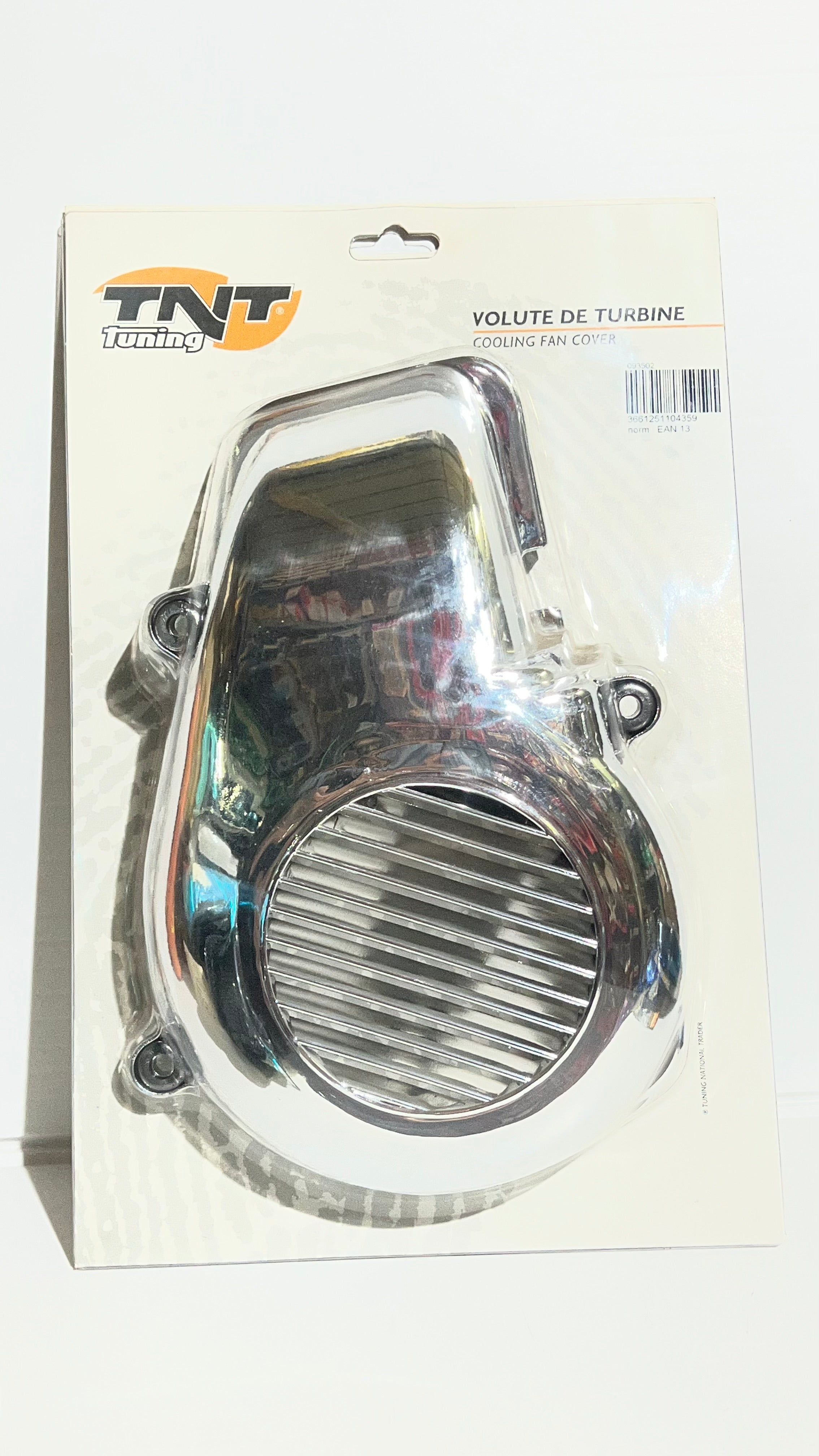 Cache turbine scooter MBK 50 Booster / Stunt / Yamaha 50 BW'S / Slider / Spirit / Rocket Chromé/ 3VL