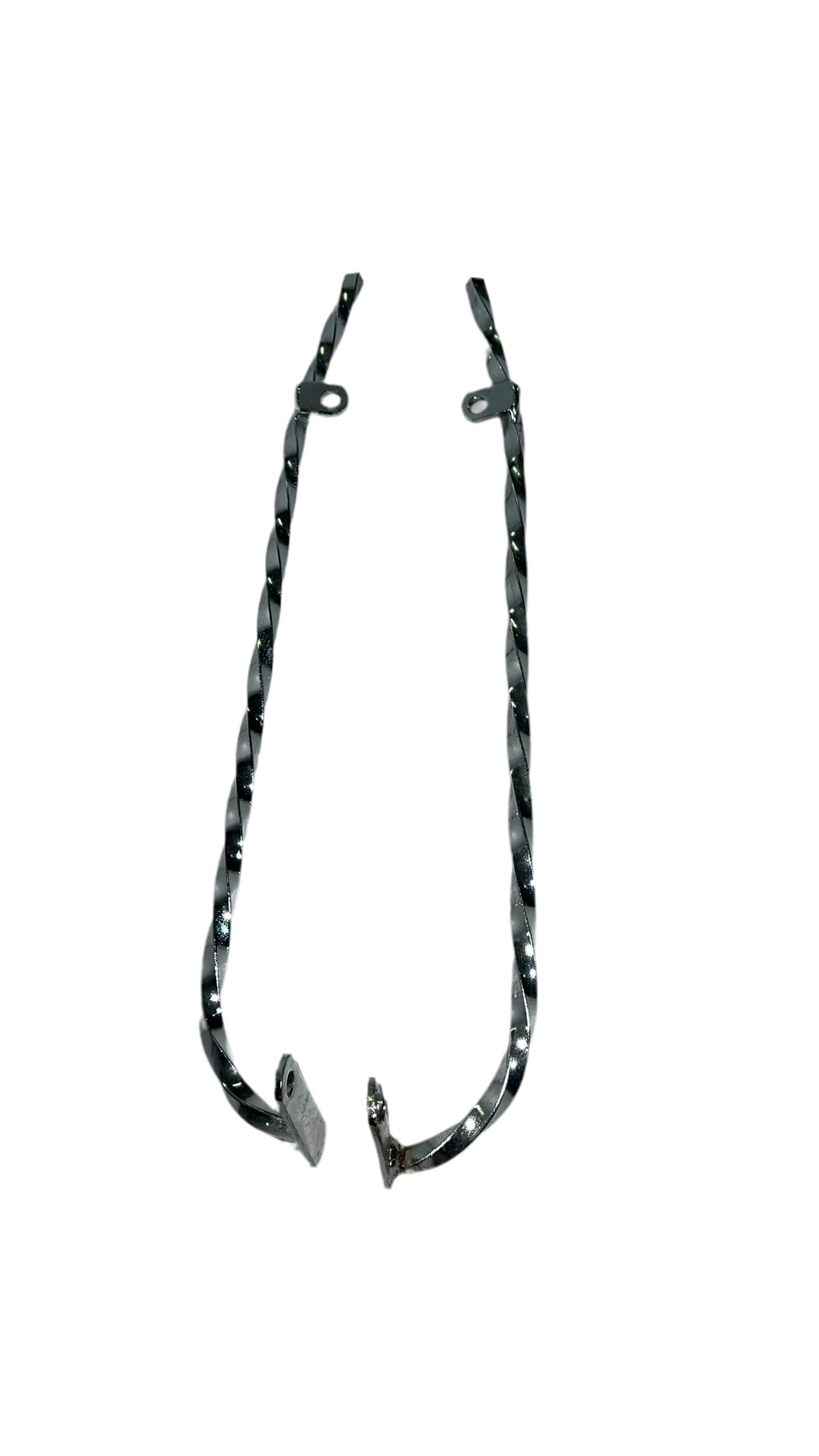 Barres de carter AXWIN torsadé chromées Peugeot 103. Neuf