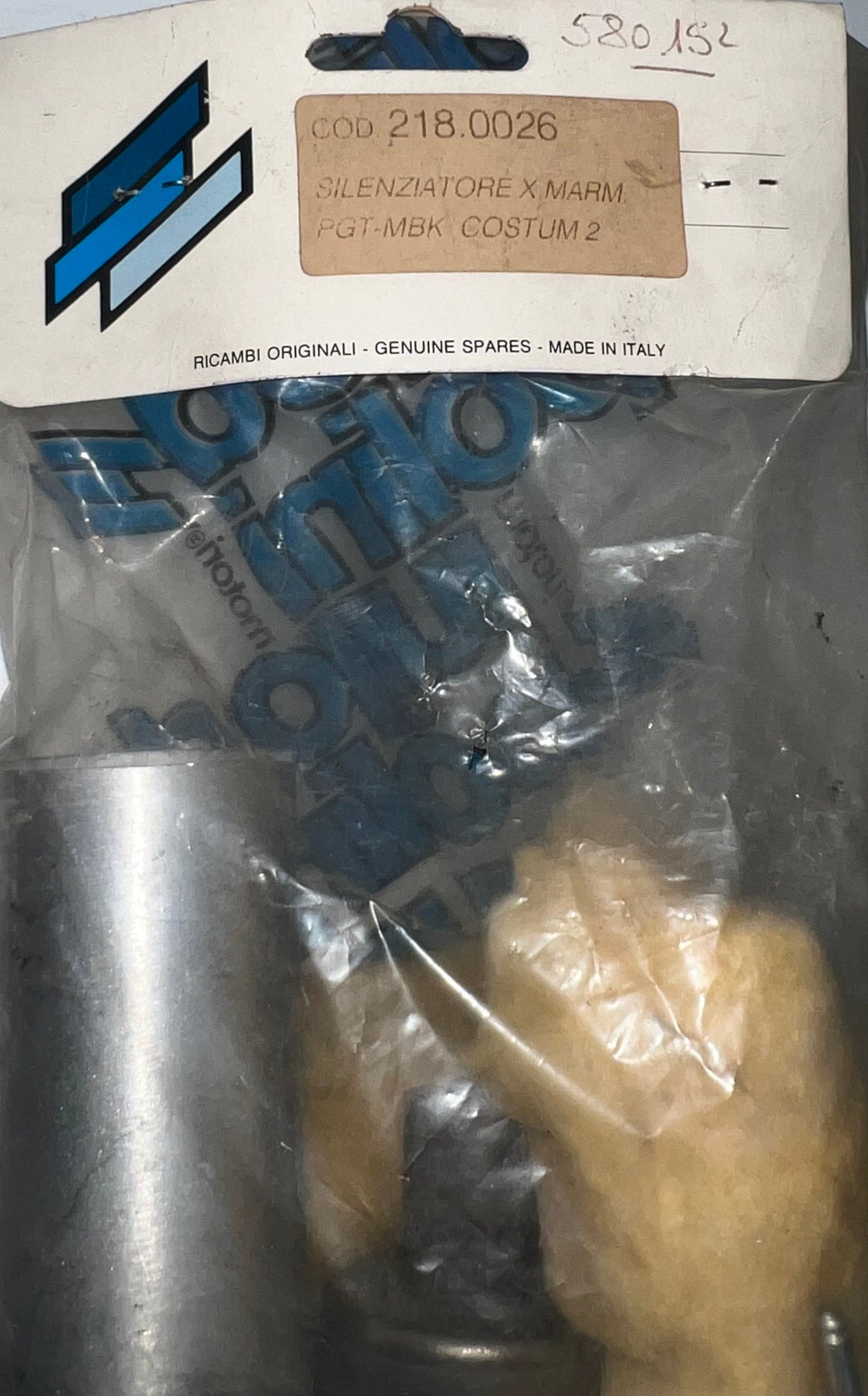 Chicane de silencieux complète POLINI PEUGEOT MOTOBÉCANE… NEUF