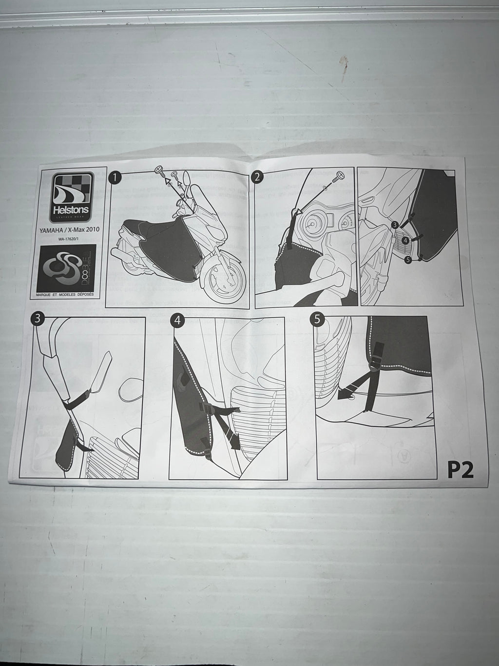 Tablier jupe - Yamaha X-Max 125 / 250 (2010-2013) & MBK Skycruiser 125 / 250 – Neuf