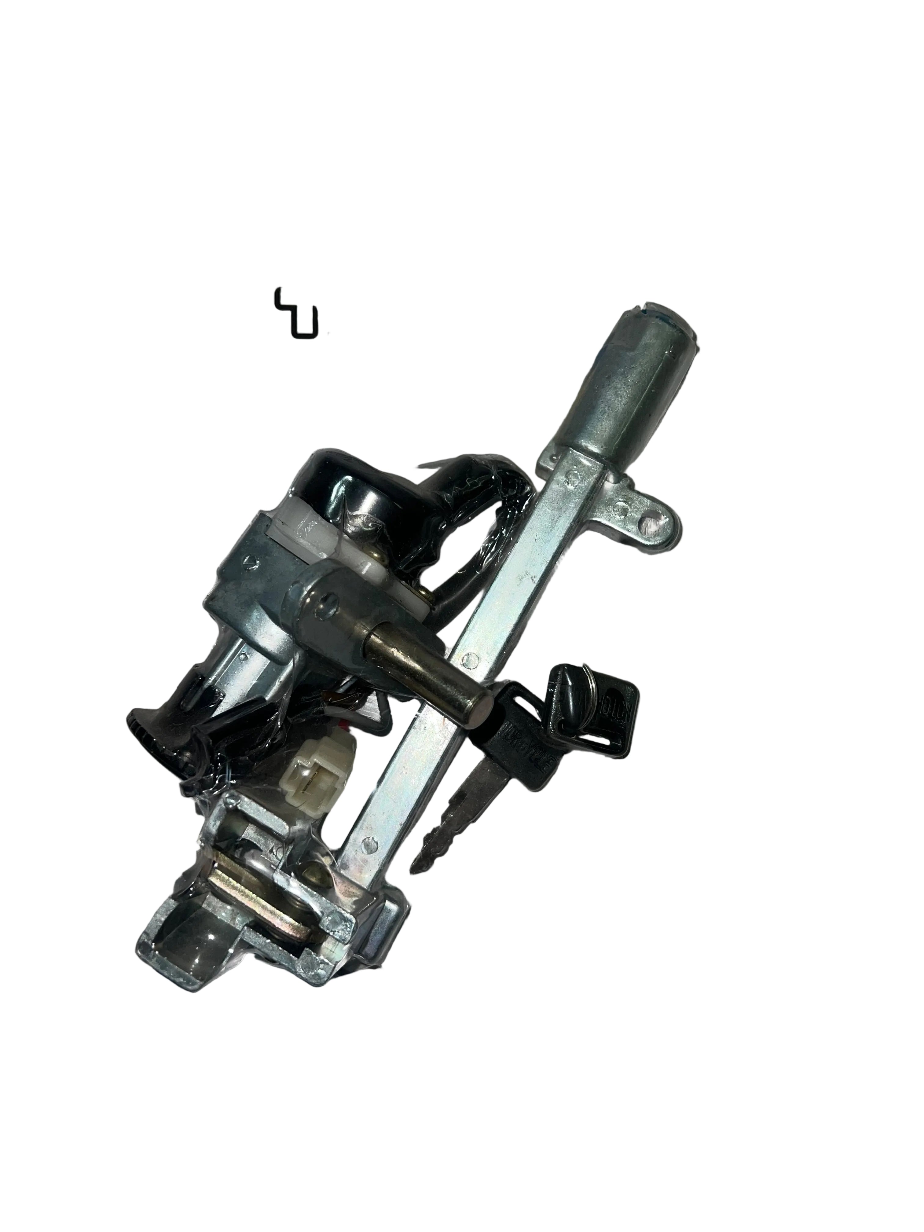 Contacteur a cle scooter teknix adapt. booster rocket/ng 2003- (3 fils + serrure selle) NEUF