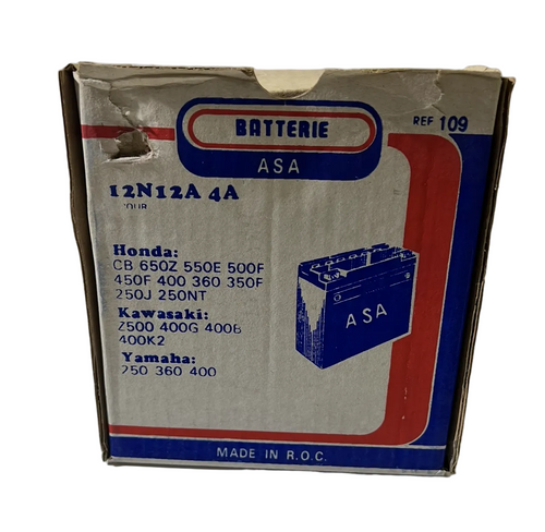 Batterie 12N12A-4A HONDA KAWASAKI YAMAHA.