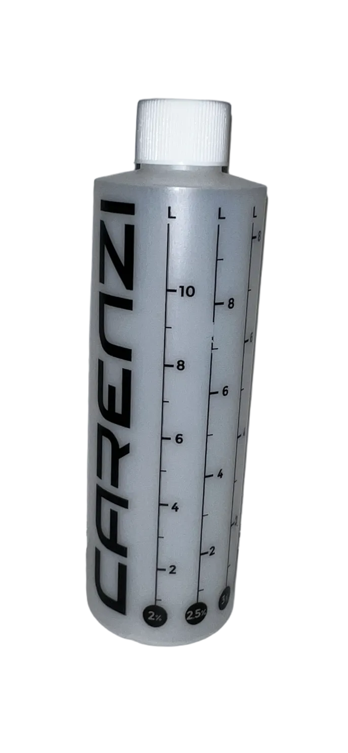 DOSEUR D'HUILE CARENZI 250ML POUR UN MÉLANGE CARBURANT 2 TEMPS FACILE ET PRÉCIS