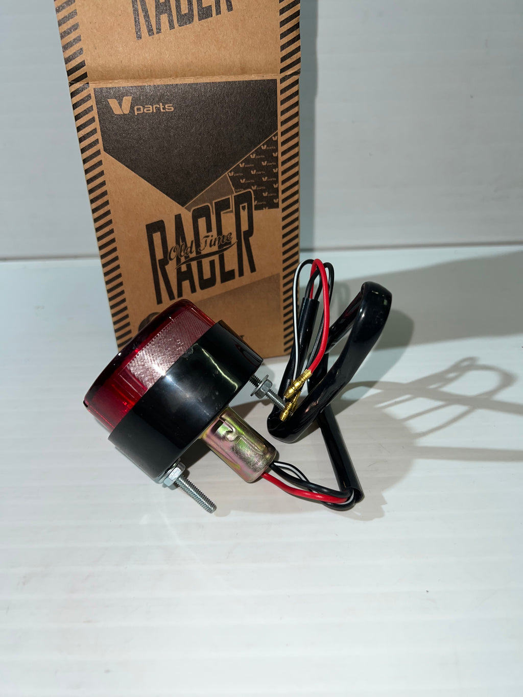 Feu arrière moto BIHR Beacon rond noir neuf