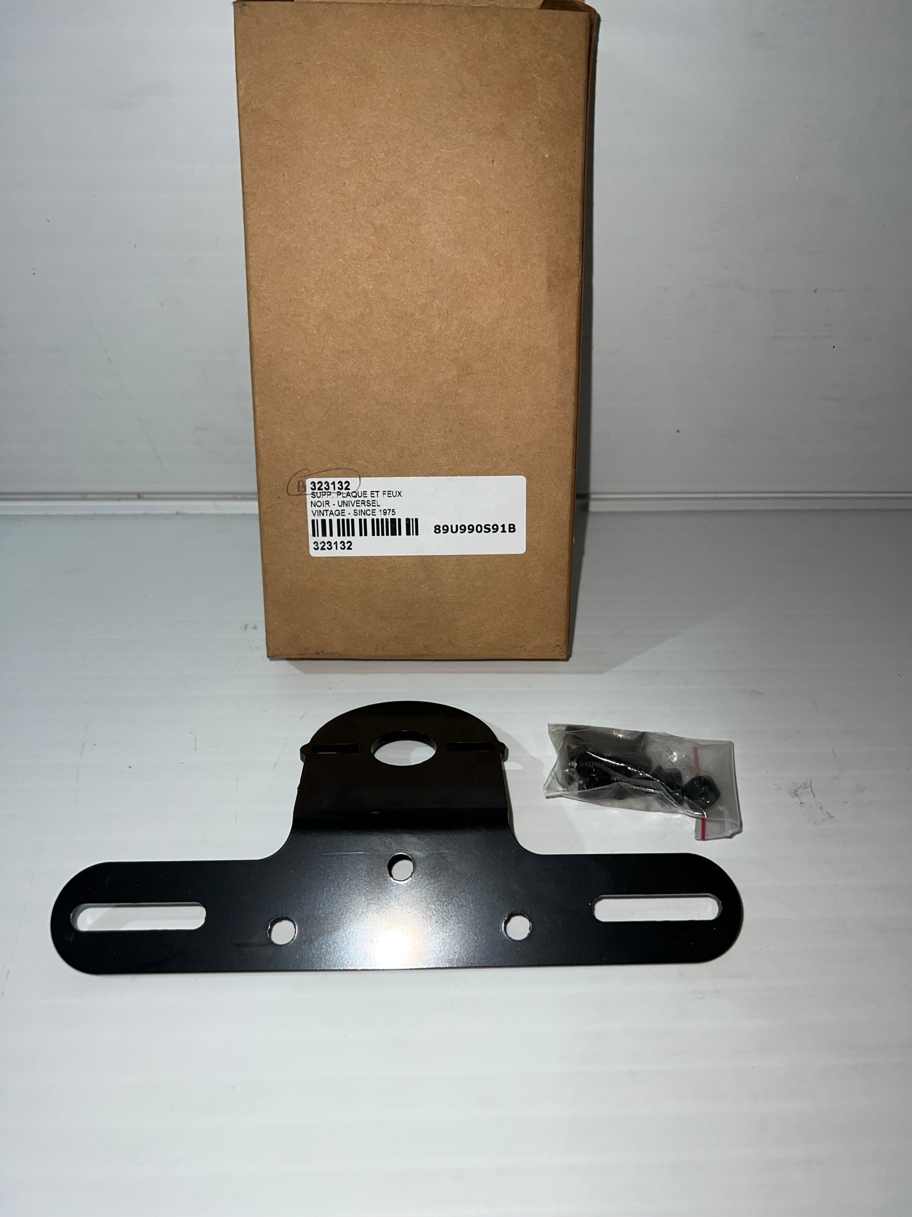 SUPPORT DE PLAQUE BIHR UNIVERSEL VINTAGE NOIR