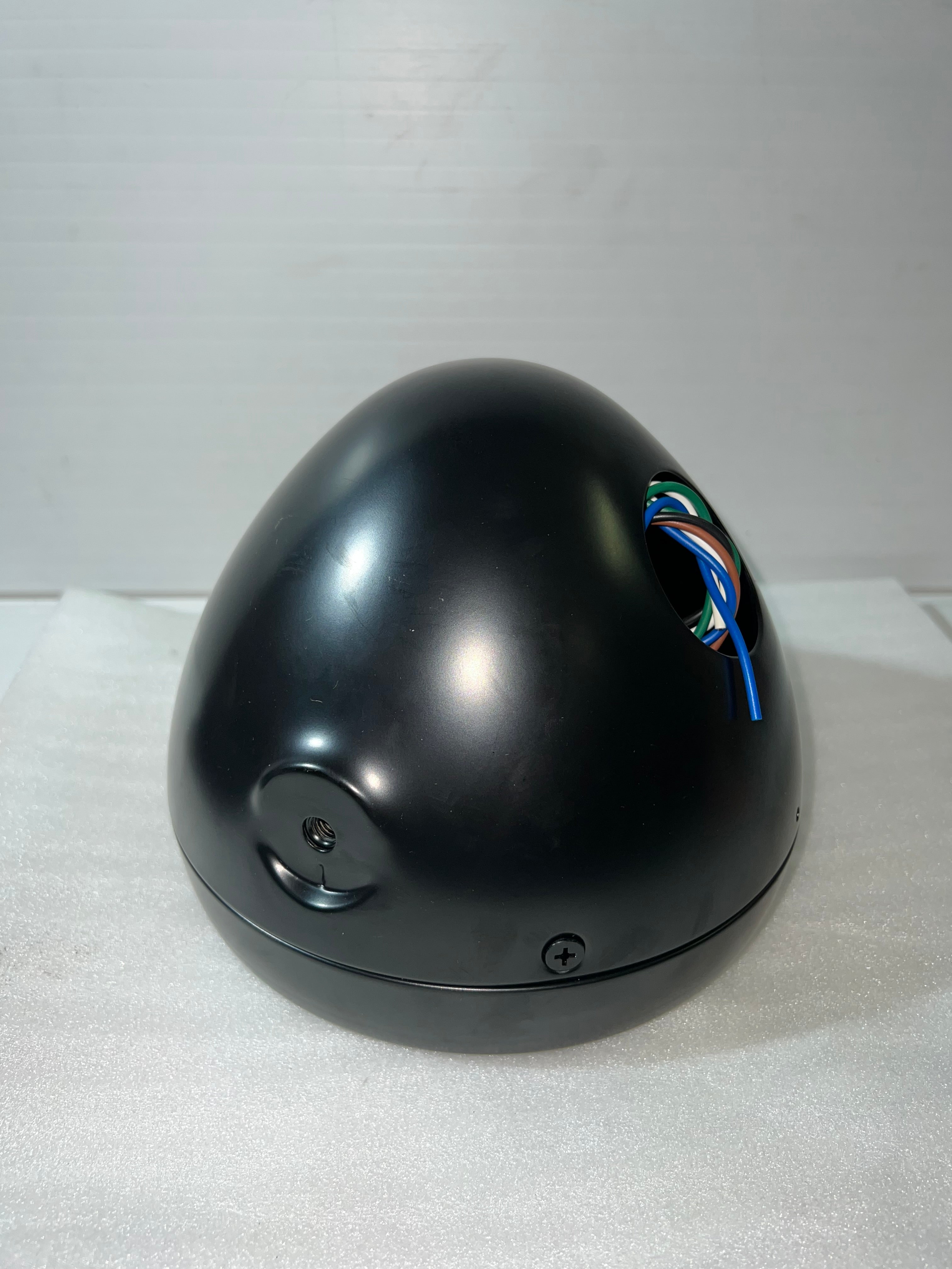 PHARE NOIR SATINÉ UNIVERSEL HOMOLOGUÉ DIAMÈTRE 180MM CLASSIC BIHR / 872425