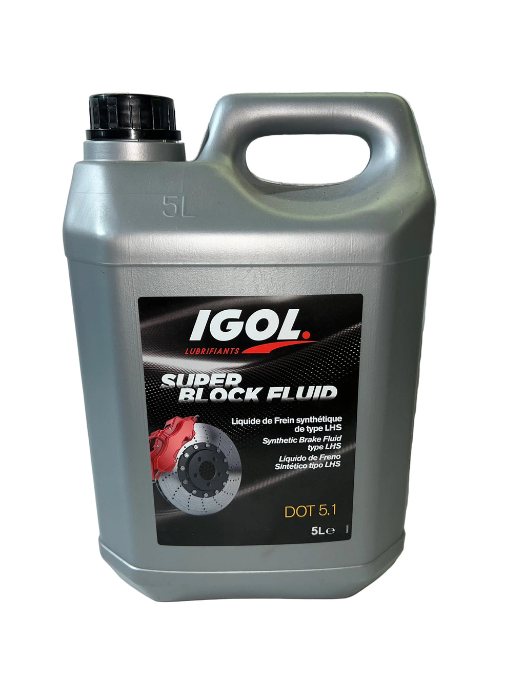 LIQUIDE FREIN IGOL DOT5.1 SUPER BLOCK FLUID 5 LITRES