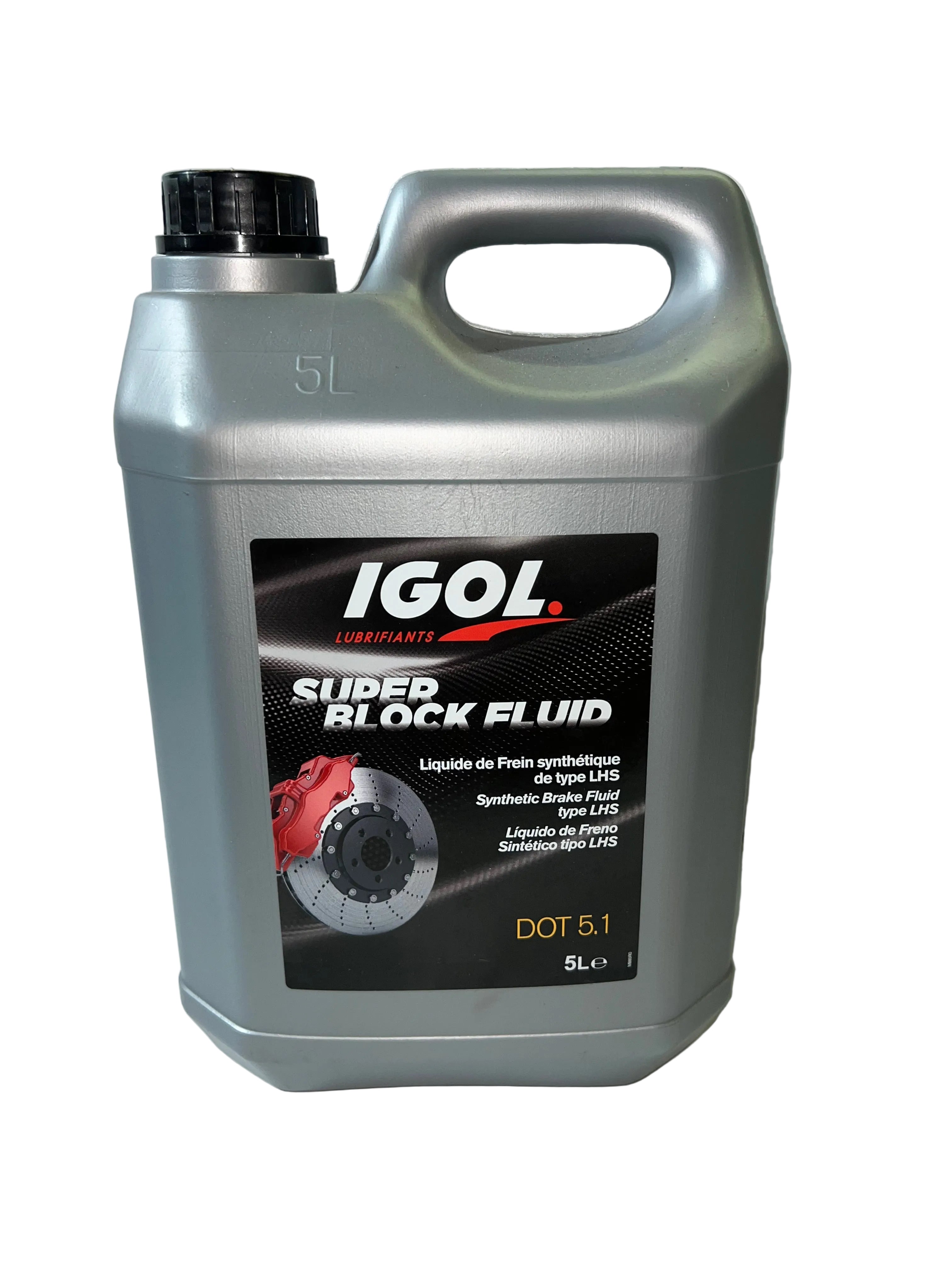LIQUIDE FREIN IGOL DOT5.1 SUPER BLOCK FLUID 5 LITRES