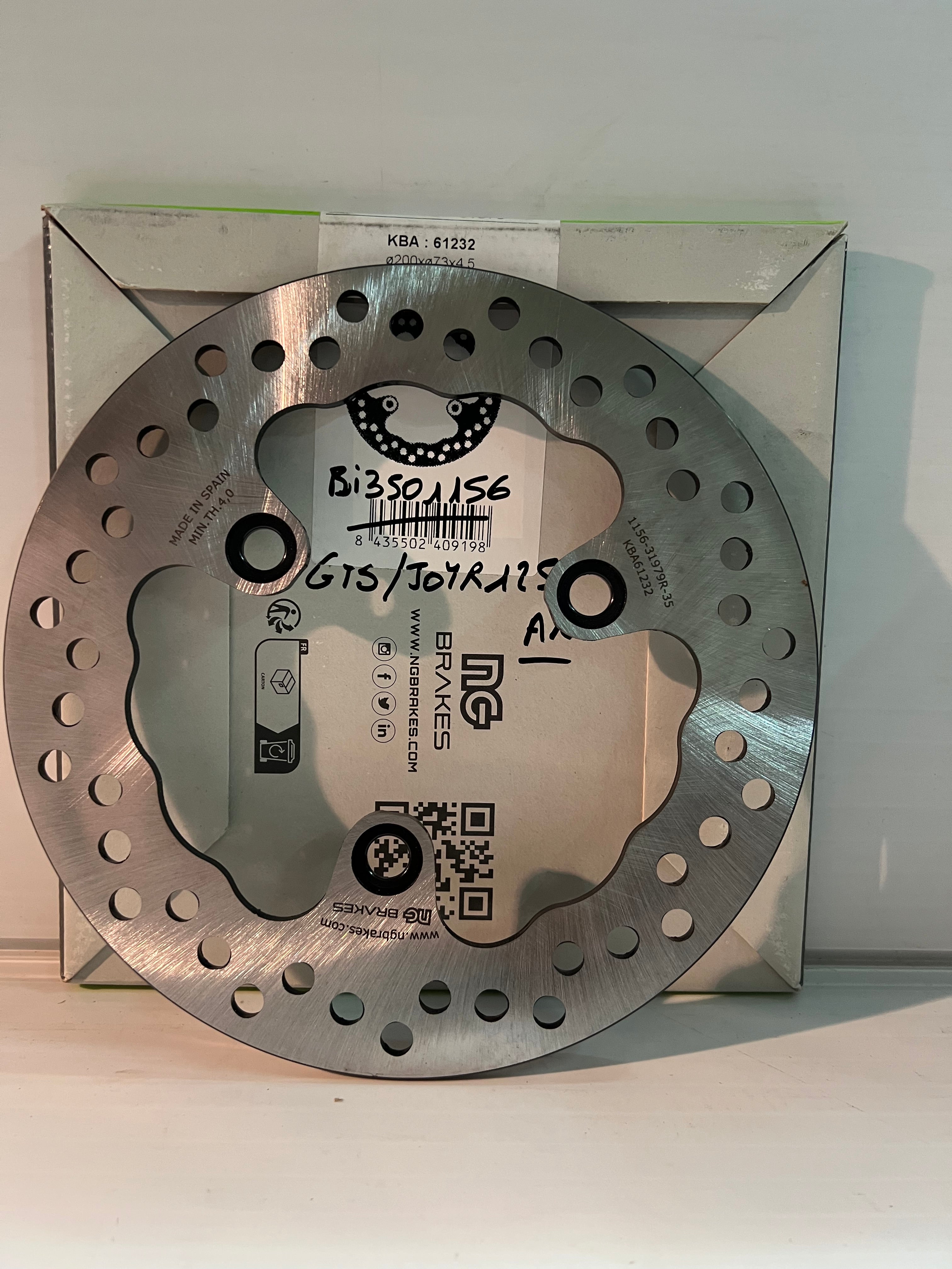 DISQUE DE FREIN ARRIÈRE SYM JOYRIDE 125 / GTS 125 NG BRAKE DISC