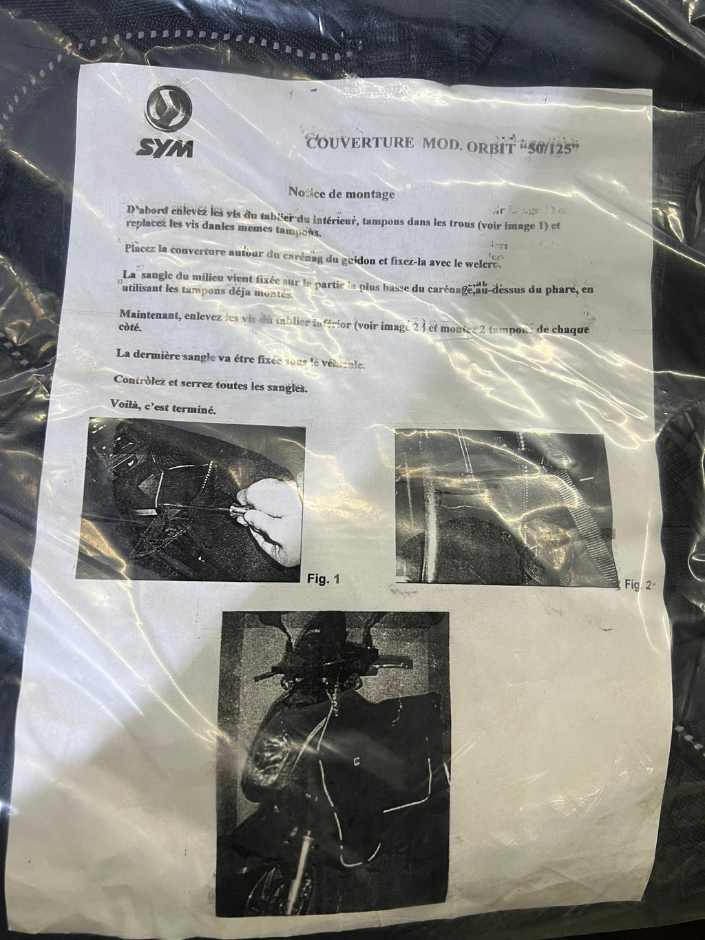 Jupe / tablier d’hiver SYM Orbit I & II (50 cc & 125 cc)