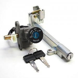 Contacteur a cle scooter teknix adapt. booster rocket/ng 2003- (3 fils + serrure selle) NEUF